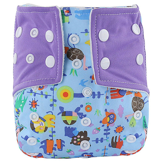 Babamama - Baby Reusable Swim Diapers - Purple