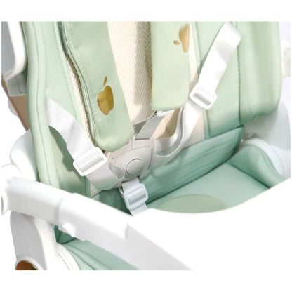Baby's Nest 2 in 1 Stroller Green And White