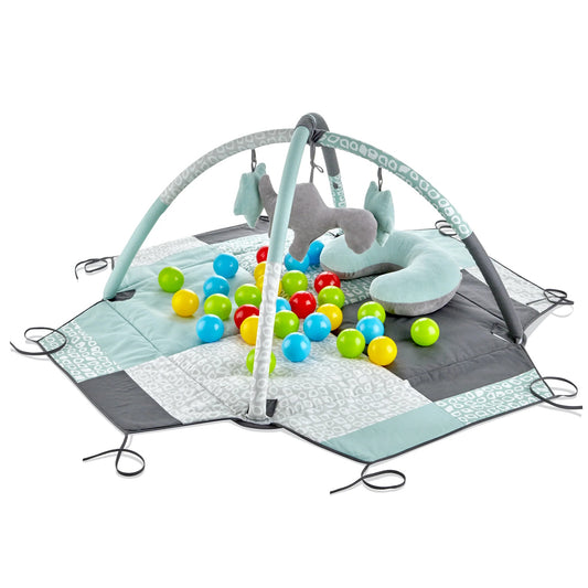 Babyjem - Play Mat with Balls & Toys -  0-6 Months -  Green