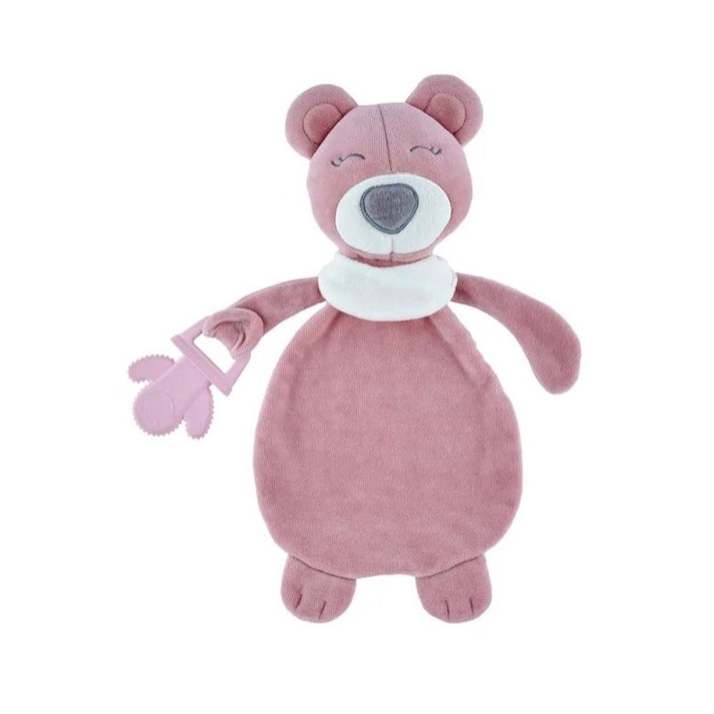 Babyjem - Sleep Buddy with Teether -  0+ Months -  Pink