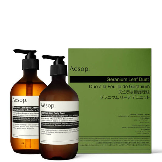 Aesop - Geranium Leaf Body Cleanser and Balm Duet