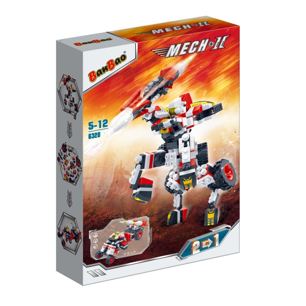 Banbao - 2-in-1 Mech II Building Set - 255pcs