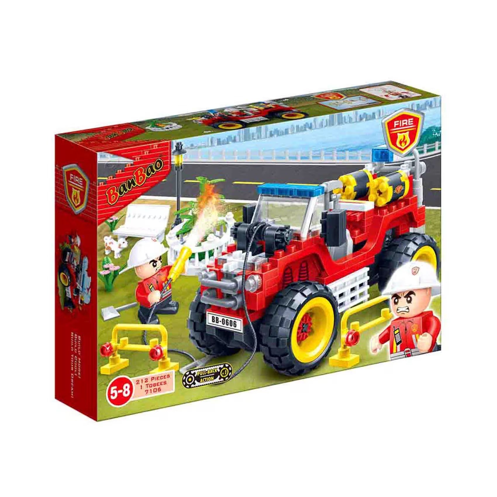 Banbao - Fire Series - Fire Jeep - 212 pieces