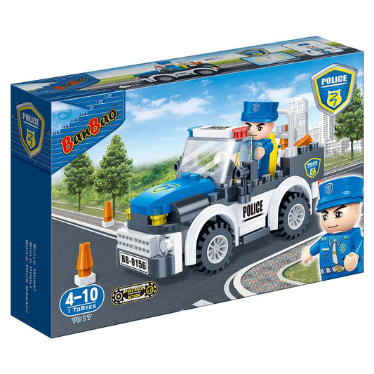 Banbao - Police Series - Police Car - 100 pieces