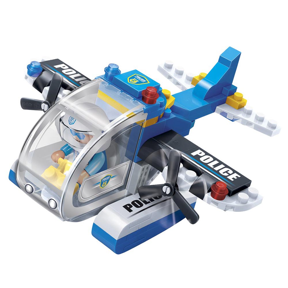 Banbao - Police Series - Police Seaplane - 112 pieces