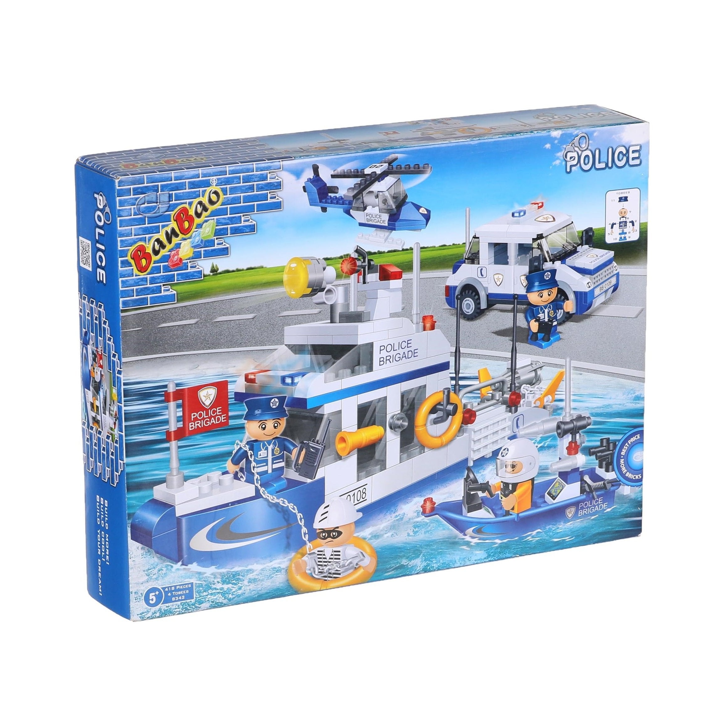 Banbao - Police Series Building Set - 418pcs