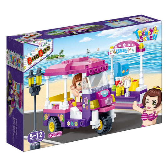 Banbao - Trendy Beach Building Set - 168pcs