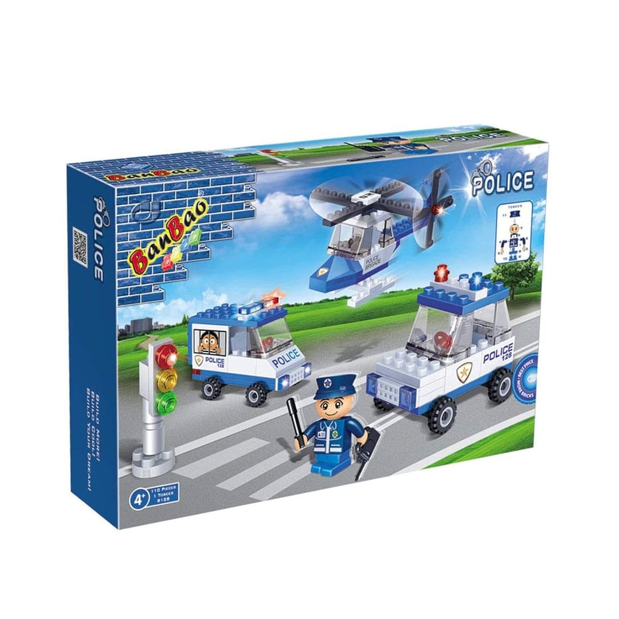 Banbao - Police Series - Police Set - 110 Pieces