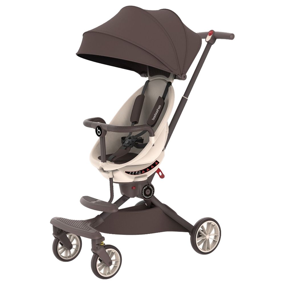 Baobaohao - V18 Trolley Foldable Stroller - Caramel Milk Tea