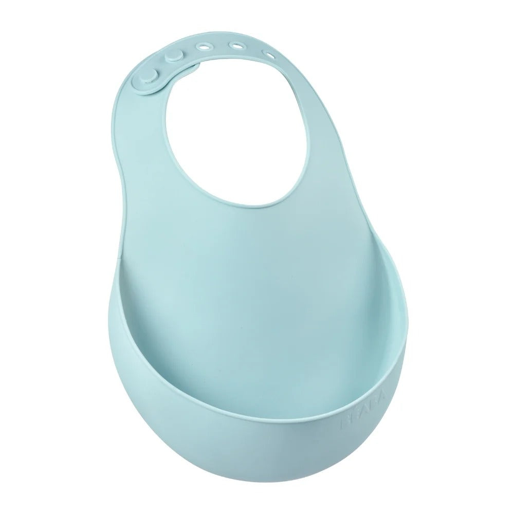 Beaba - Silicone Bib - Airy Green