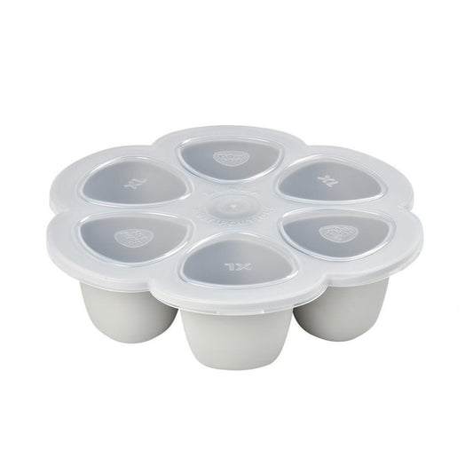 Beaba - Silicone Multiportions 6 x 150ml - White