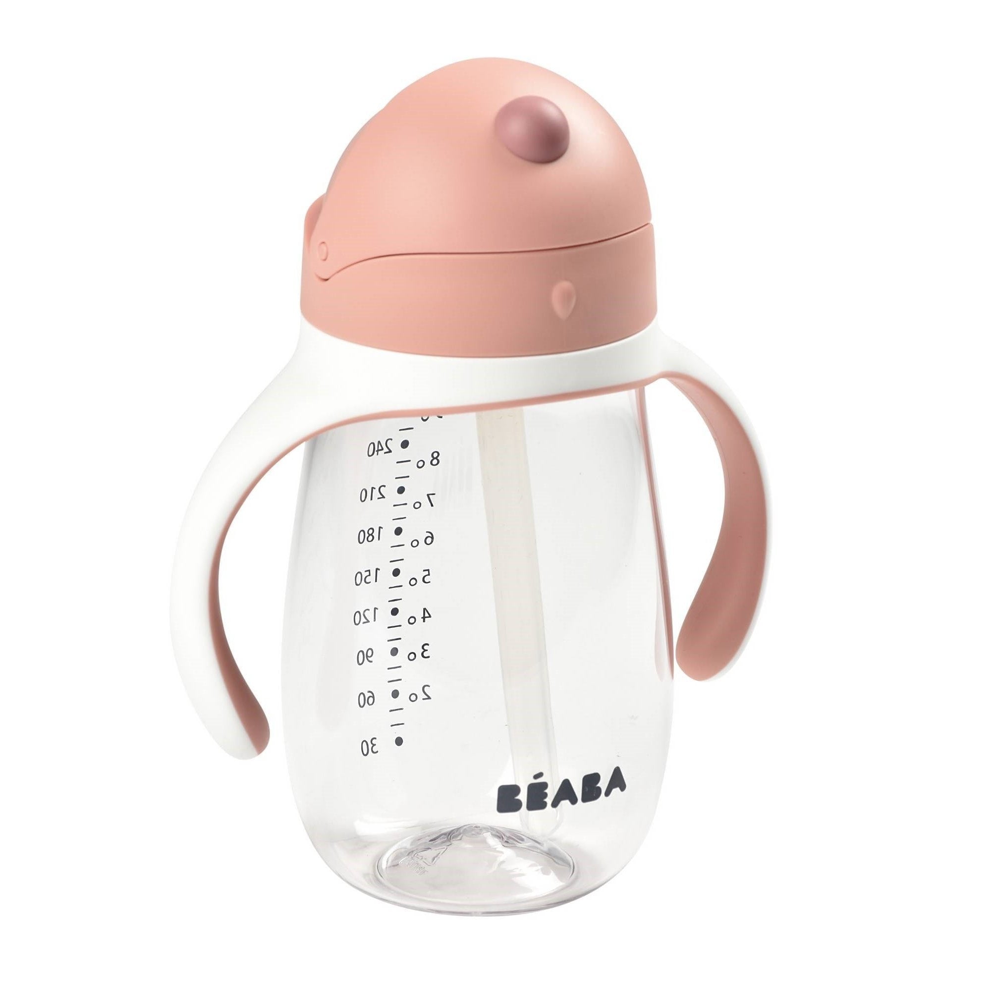 Beaba - Straw Cup - Old Pink - 300 ml