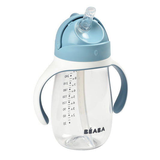 Beaba - Straw Cup - Windy Blue - 300 ml