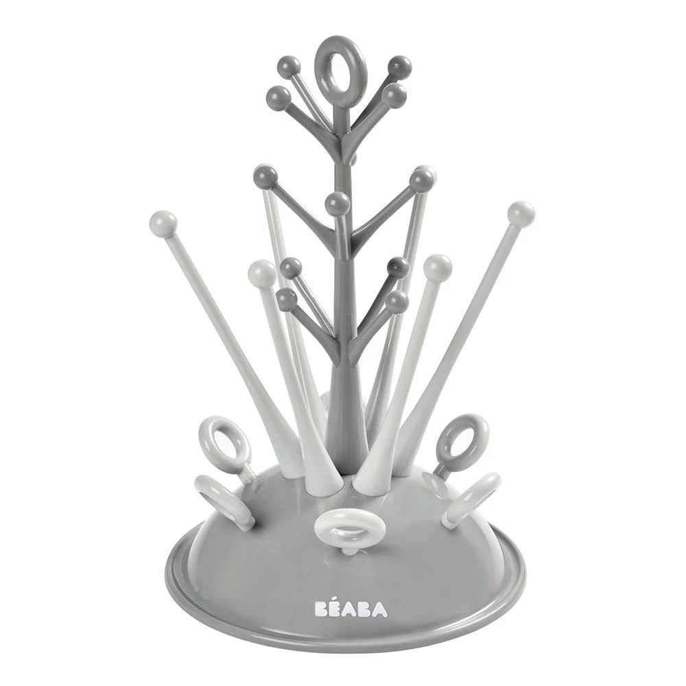 Beaba - Tree Draining Rack Baby Bottles And Accessories - Grey