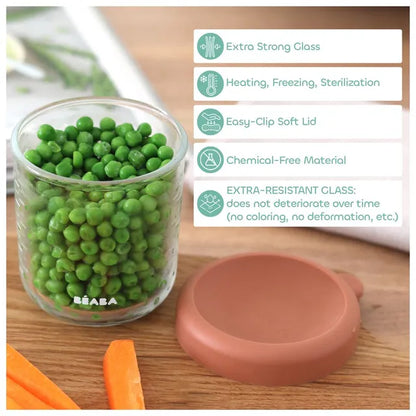 Beaba Conservative Glass Food Container - 250 ml