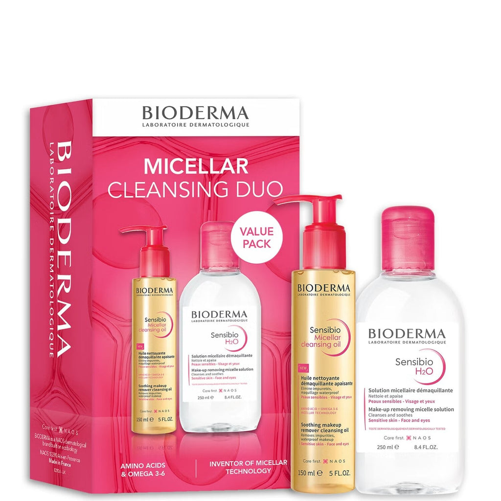 Bioderma - Exclusive Sensibio Cleansing Oil and H2O Duo