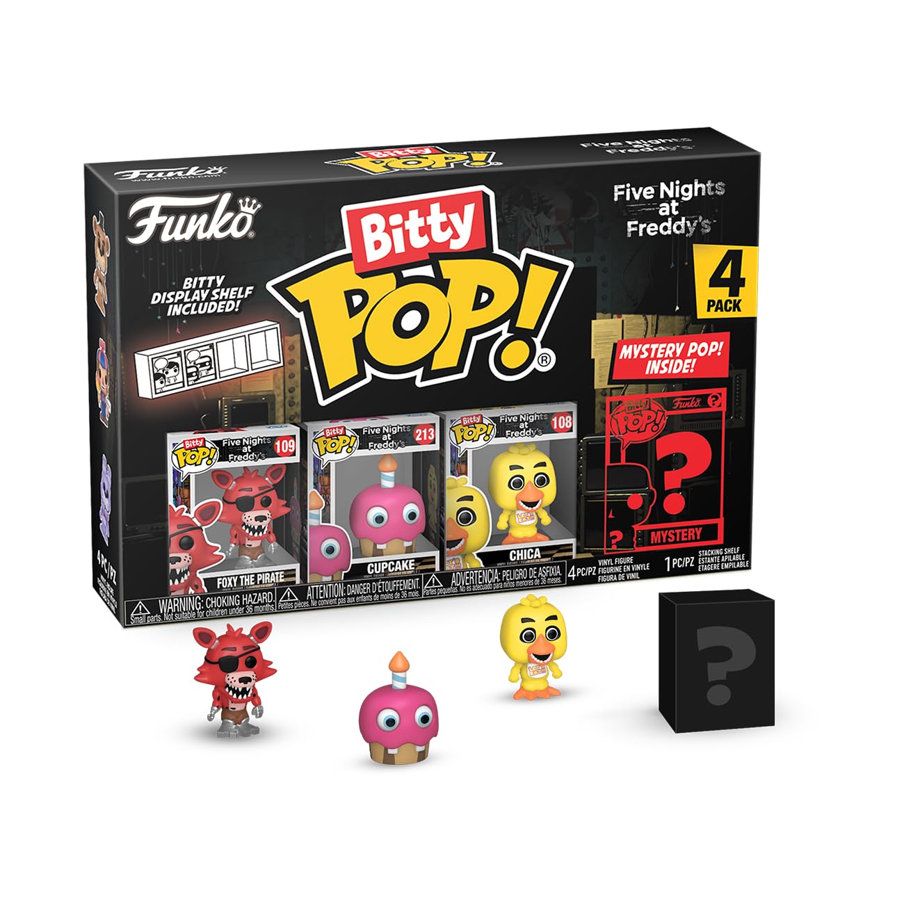 Funko - Bitty Pop! Games: Five Nights at Freddy's - Freddy 4PK