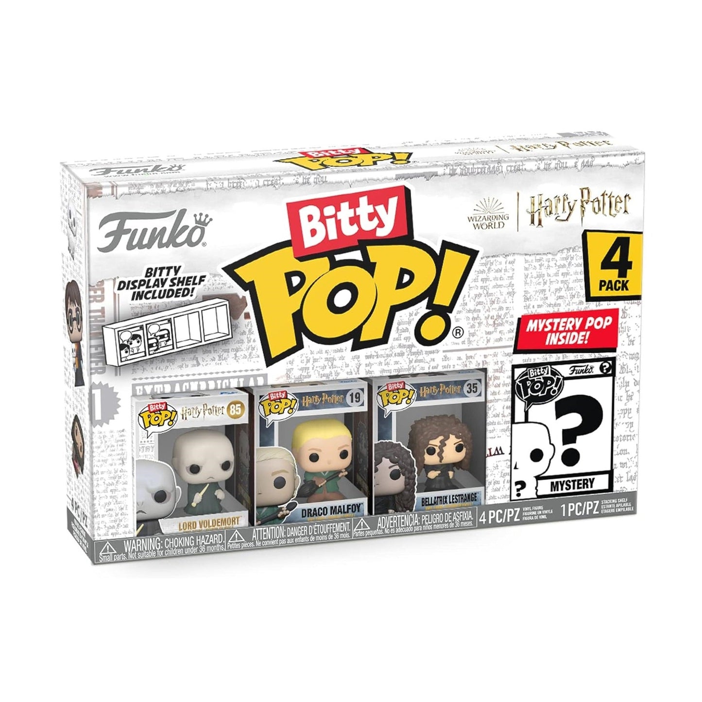 Funko - Bitty Pop! Movies - Harry Potter -  Voldemort 4pk