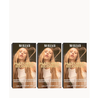 Bleach London Natural Blonde Permanent Kit Trio