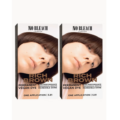 Bleach London Rich Brown Permanent Kit Duo
