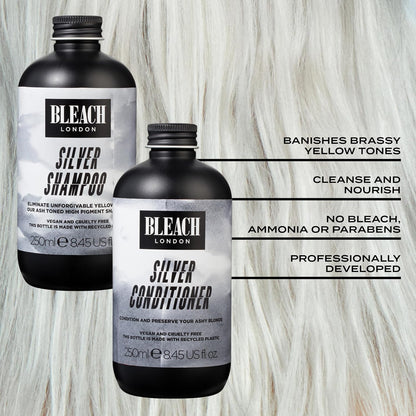 Bleach London Silver Shampoo and Conditioner Duo
