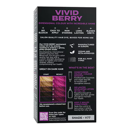 Bleach London Vivid Berry Permanent Kit