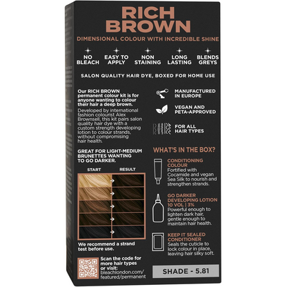 Bleach London Rich Brown Permanent Kit