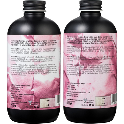 Bleach London Rose Shampoo and Conditioner Duo