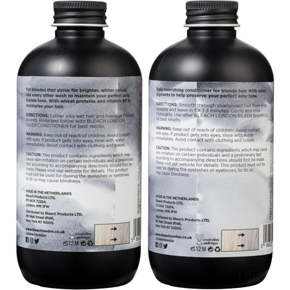 Bleach London Silver Shampoo and Conditioner Duo