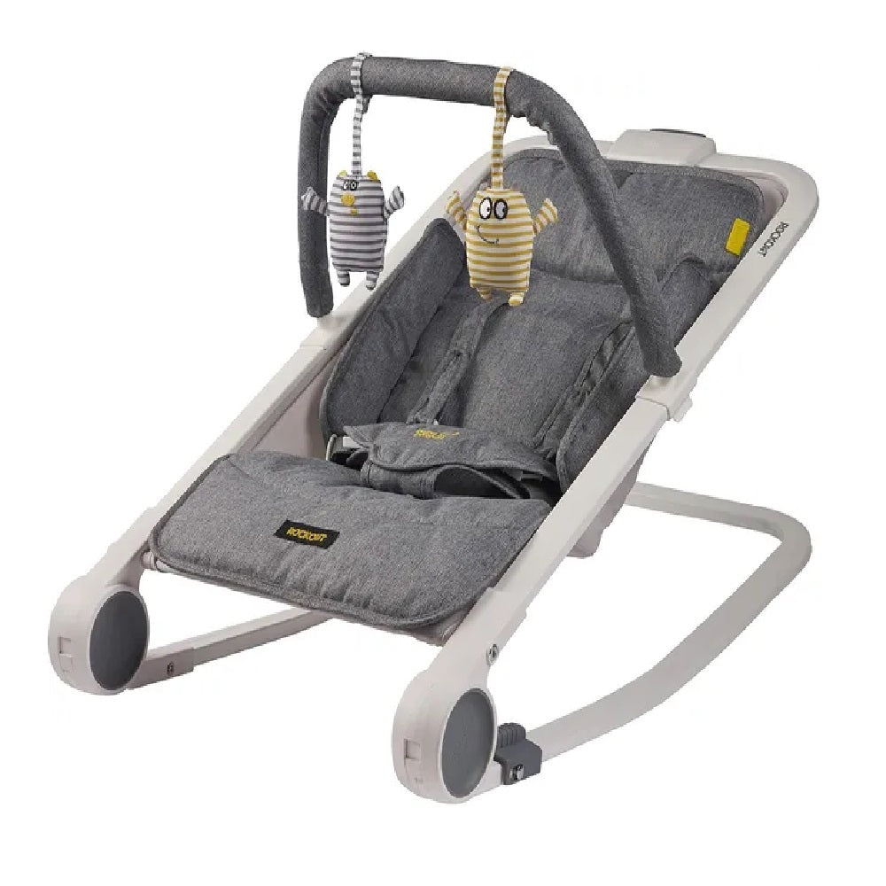 BabaBing - Rock Out 2 Baby Rocker/Bouncer - Grey Marl