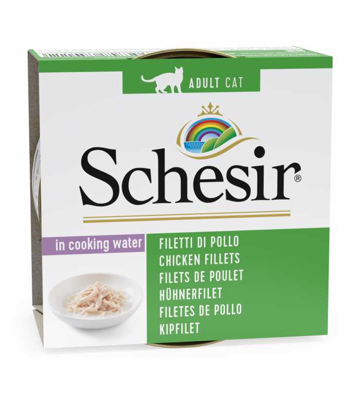 Schesir Cat Can Natural Style Brine Chicken 85gm