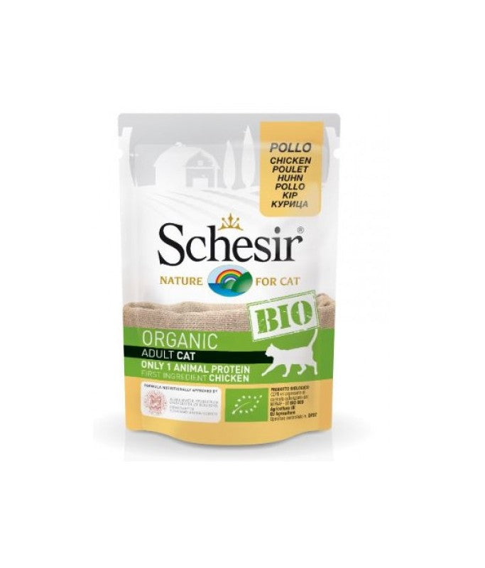 Schesir Cat Pouch Bio Chicken 85gm