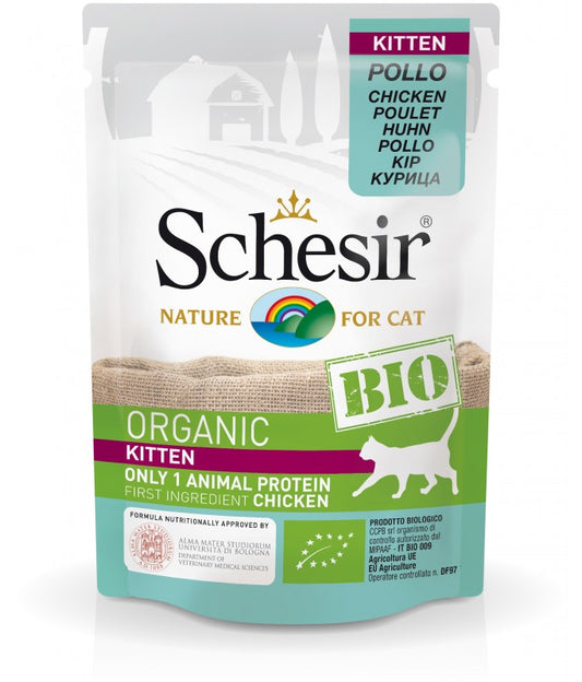 Schesir Kitten Bio Chicken 85gm