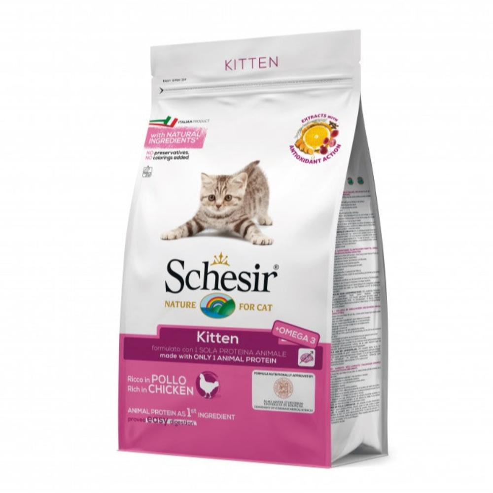 Schesir Kitten Chicken Cat Dry Food 1.5kg