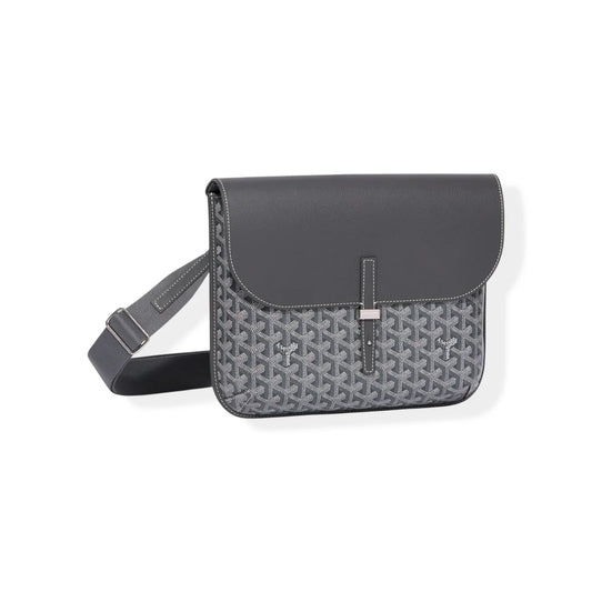 Goyard Coursier Messenger Bag - Grey