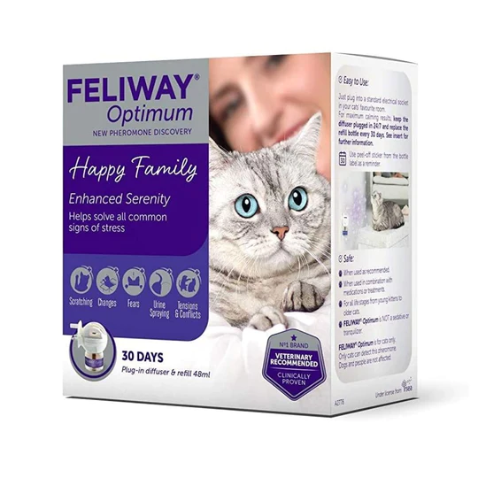 Ceva Feliway Optimum Diffuser & Refill 48ml