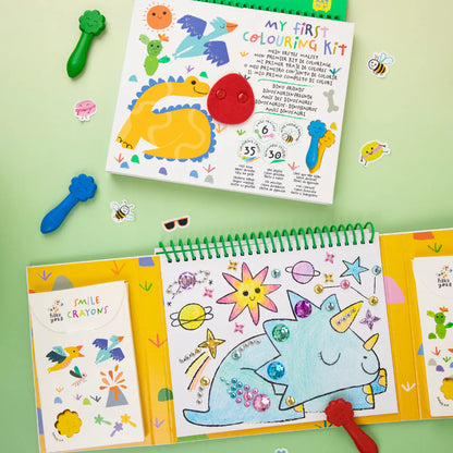 Haku Yoka - My First Colouring Kit - Dino Friends