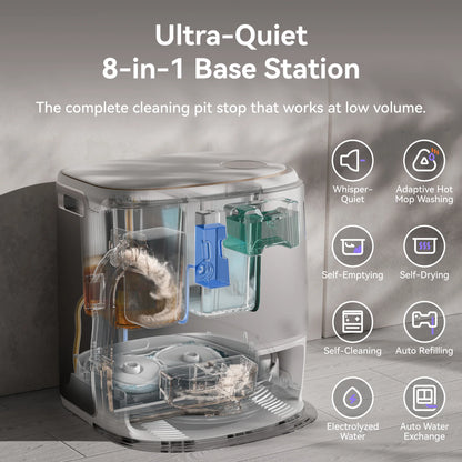 Narwal Freo Z Ultra Robot Vacuum Cleaner - White (NRL-RC-FREO-ZULTRA-WHI)