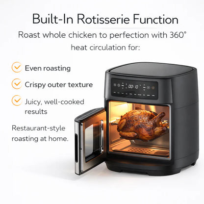 Nutricook Air Fryer Oven 2 – 12L - Black