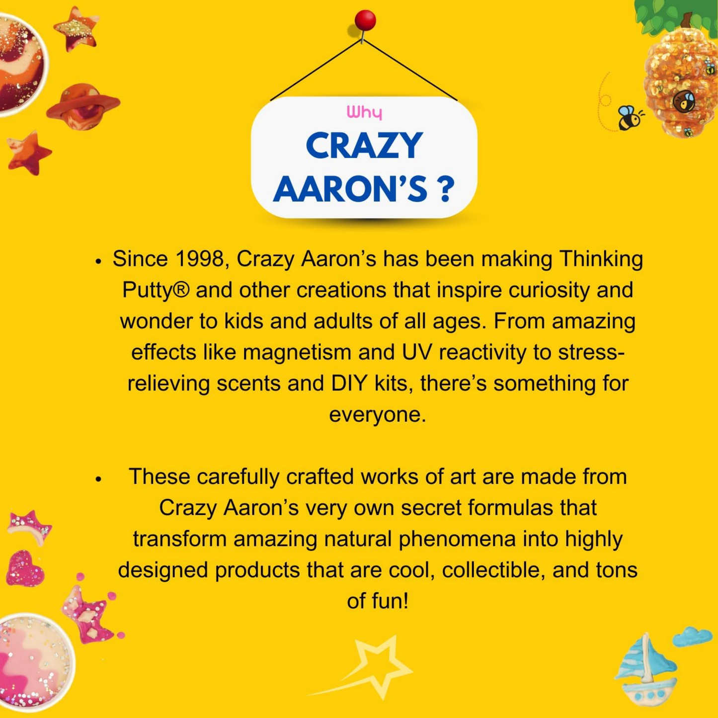 Crazy Aaron's Thinking Putty - Social Butterfly