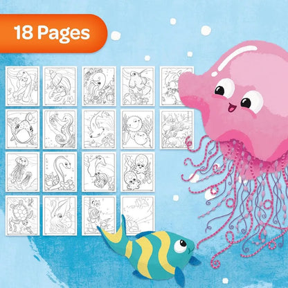 Crayola Color Wonder Coloring Set SEA FRIENDS ML