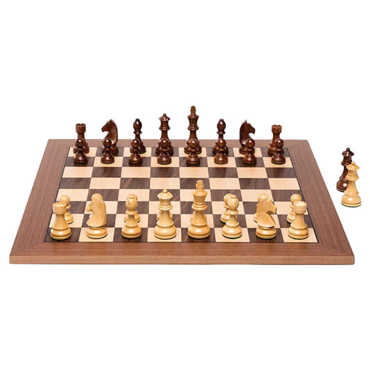 DGT - 10842 Walnut Chess Board Non-Electronic