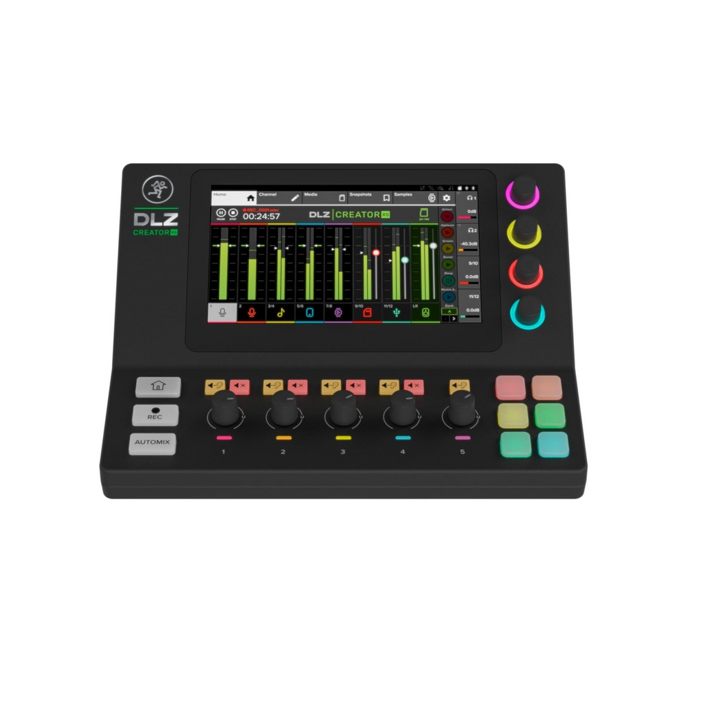 Mackie - DLZ Creator XS Compact Adaptive Digital Mixer for Podcasting and Streaming, Featuring Mix Agent™ Technology