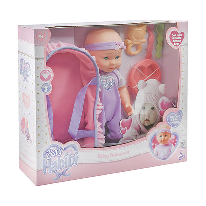 Baby Habibi Baby Bassinet 14″ Doll Set