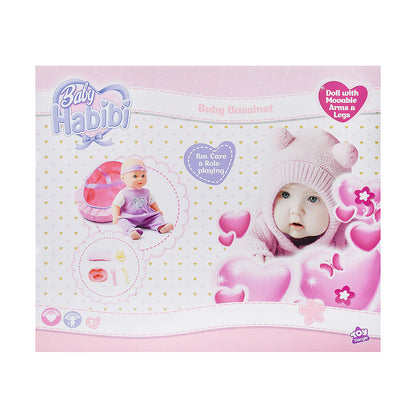 Baby Habibi Baby Bassinet 14″ Doll Set