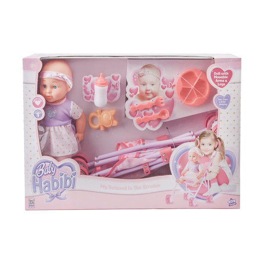 Baby Habibi My Beloved in The Stroller 14″ Doll