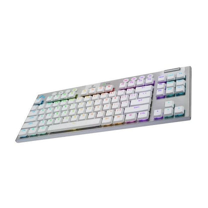 Logitech G G915 X LightSpeed TKL Low-Profile Wireless Gaming Keyboard - Tactile Switch - White (English)