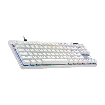 Logitech G Pro X TKL Rapid Wired Gaming Keyboard - White (English)