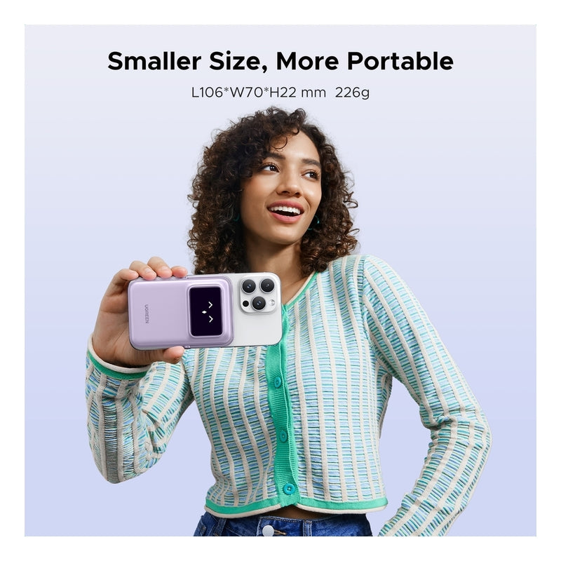 UGreen Uno Magnetic Wireless Power Bank 20W, 5000mAh