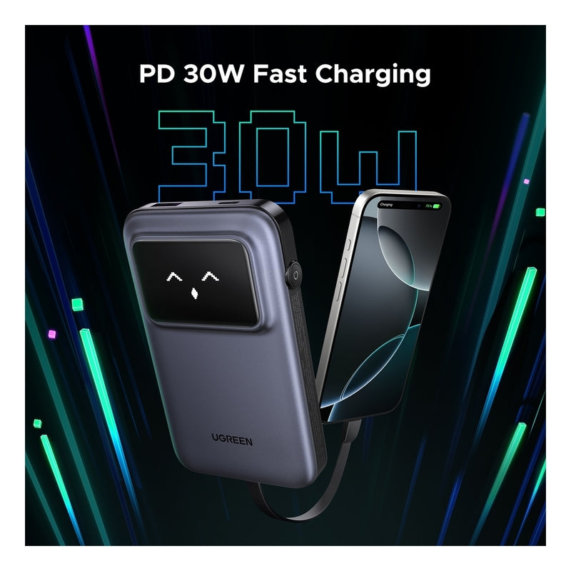 UGreen Uno Power Bank 10000mAh 30W - Gray